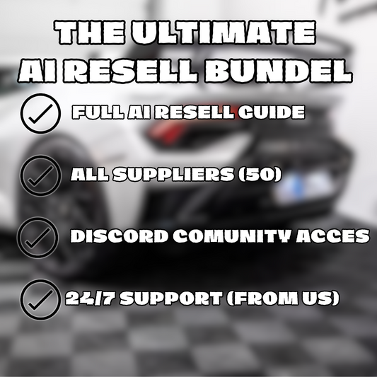 THE ULTIMATE AI RESELL GUIDE